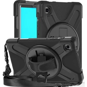 Samsung Galaxy Tab A7 Lite T220 T225 T227 Kılıf Defender Standlı Askılı Tank Case