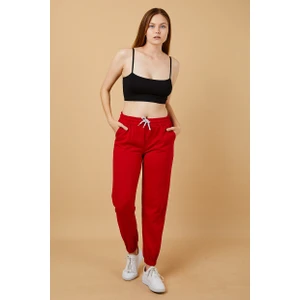 Kadın Beli ve Paçası Lastikli Eşofman Altı