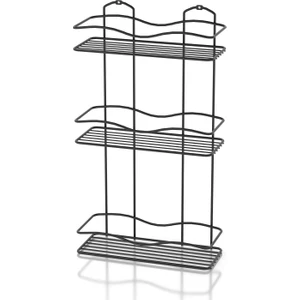 Üç Katlı Banyo Rafı Mat Siyah BK013