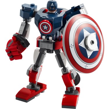 lego marvel avengers klasik kaptan amerika robot zirhi fiyati