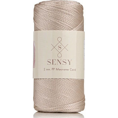 Sensy Premium Polyester Makrome İpi 2 mm 200