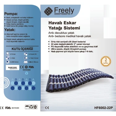 Freely HF6002 Boru Tipi Ventilasyonlu Havalı Yatak