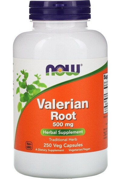 Now Foods, Valerian Root, 500 Mg, 250 Veg Capsules