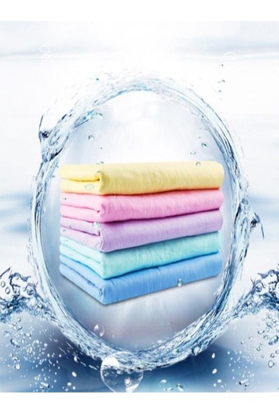 Smyrna 5 Adet(40*50)Sentetik Güderi Temiz Kuru Yıkama Havlu Mutfak Temizleme Araç-Araba Temizleme