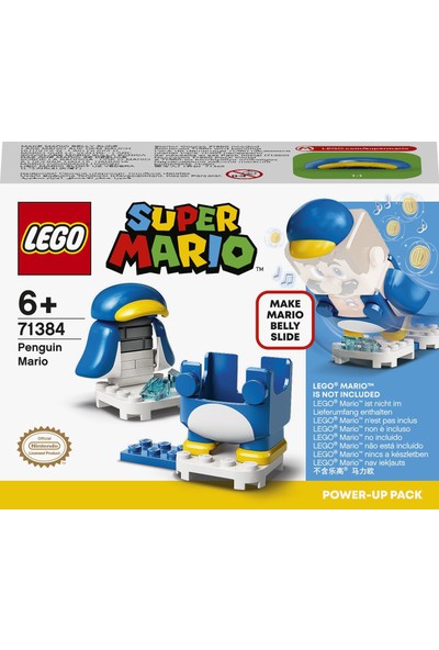 LEGO® Super Mario™ Penguenli Mario Kostümü 71384 - Çocuklar için Koleksiyonluk Oyuncak Yapım Seti (18 Parça)