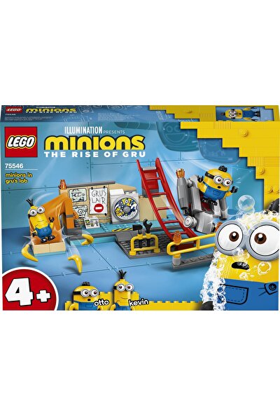 LEGO® Minions Minyonlar Gru'nun Laboratuvarında 75546 - Çocuklar İçin Yaratıcı Oyuncak Yapım Seti (87 Parça)