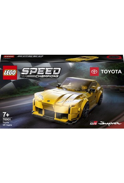 LEGO® Speed Champions Toyota GR Supra 76901 - Araba Seven Çocuklar için Oyuncak Yapım Seti (299 Parça)