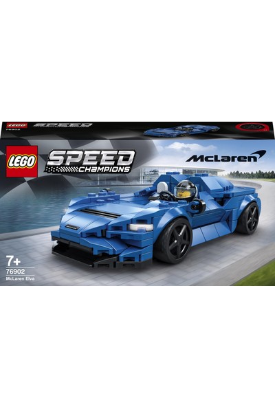 LEGO® Speed Champions McLaren Elva 76902 - Araba Seven Çocuklar İçin Yaratıcı Oyuncak Yapım Seti (263 Parça)
