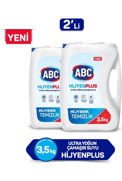 Abc Ultra Çamaşır Suyu Hijyen Plus 3,5 kg x 2