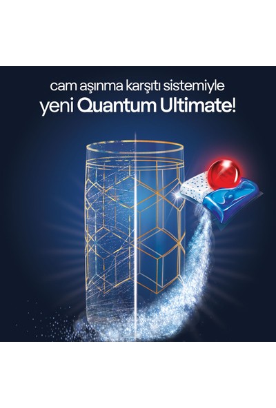 Finish Quantum Ultimate 150 Kapsül  Bulaşık Makinesi Deterjanı Tableti (50X3)