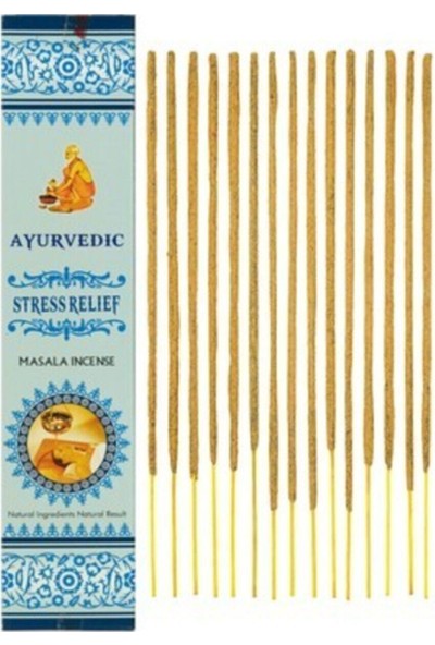 İyibifikir Ayurvedic Stres Giderici (Stress Relief -Anti Stress) Masala Organik Tütsü 15 gr