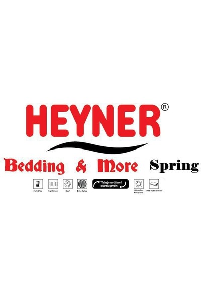Heyner Sleep Art 90 x 190 cm. Ultra Lüx Tek Kişilik Yaylı Yatak