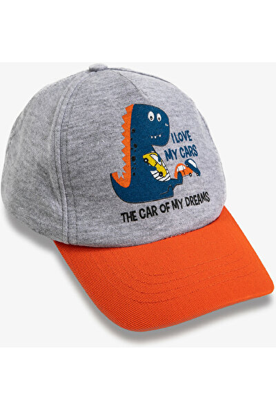 Koton Erkek Çocuk Dinozor Baskılı Kep Şapka