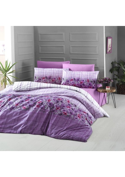 Çift Kişilik Ranforce Nevresim Takımı (Alvina Purple)