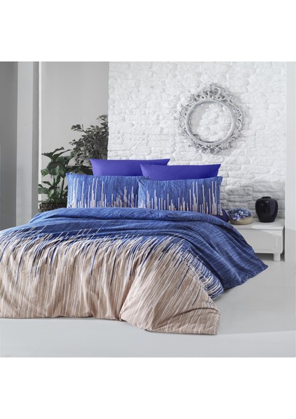 Çift Kişilik Ranforce Nevresim Takımı (Monte Blue)