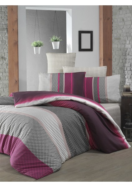 Çift Kişilik Polycotton Nevresim Takımı (Lotus)