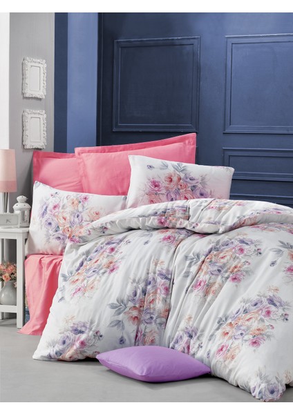 Çift Kişilik Exclusive Deluxe Saten Nevresim Takımı (Glamour)