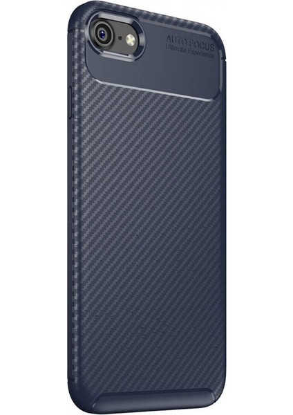 iPhone 8 Kılıf Negro Karbon Silikon Lacivert