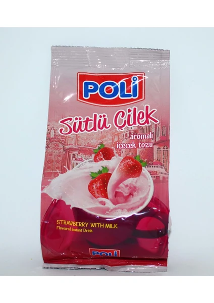 Sütlü Çilek Aromalı Içecek Tozu 250 gr