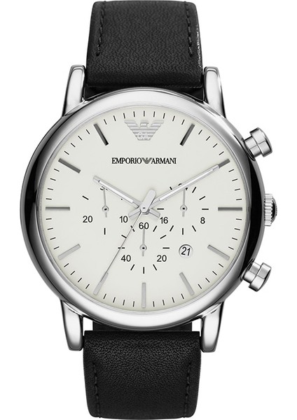 Emporio Armani AR1807 Erkek Deri Bandı Kuvars (Yurt Dışından)