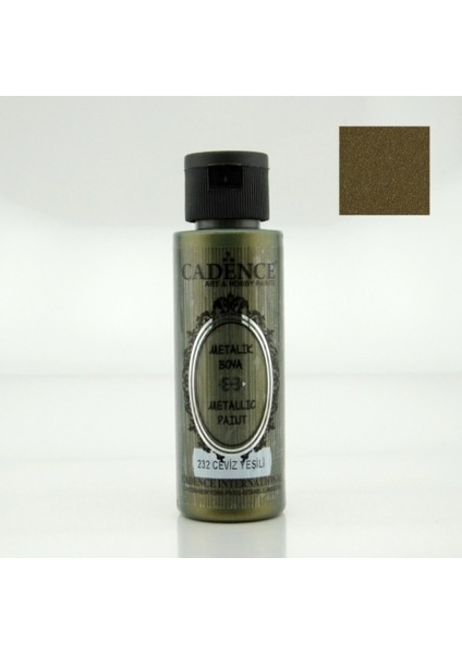 232 Metalik Boya Ceviz Yeşili 70 ml