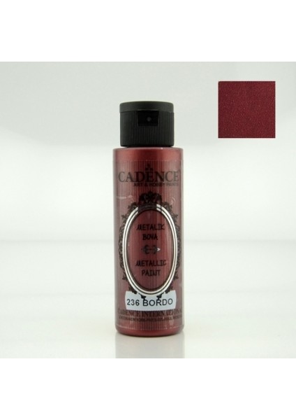 236 Metalik Boya Bordo 70 ml