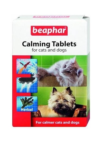 Calming Bitkisel Kedi Köpek Sakinleştirici Tablet 20 Adet