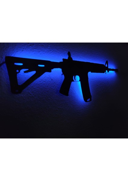 M4 LED Işıklı Ahşap Tablo