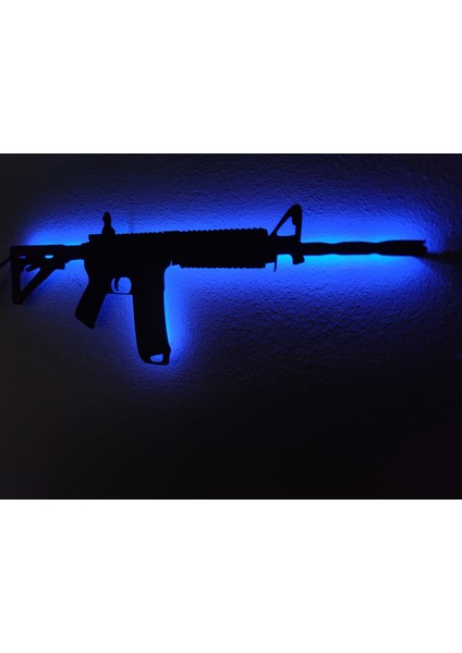 M4 LED Işıklı Ahşap Tablo
