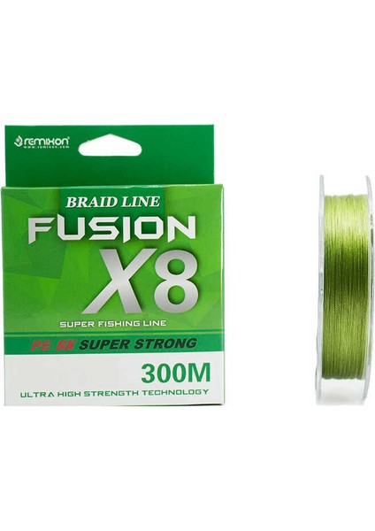 Fusion 300m X8 Green İp Misina (FU300M8G13)