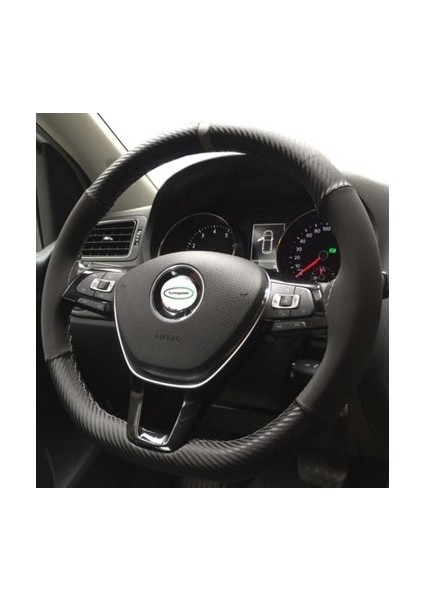 Deri Dikmeli Direksiyon Kılıfı Alkantra Karbon fiyatları