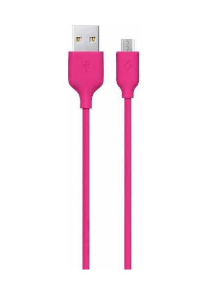 Micro USB Kablosu 1.2m Pink