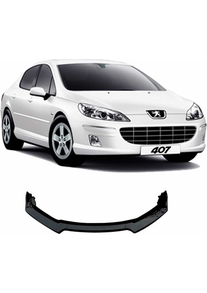 Peugeot 307 Ön Tampon Eki Lip 4 Parça Parlak Siyah indirimleri