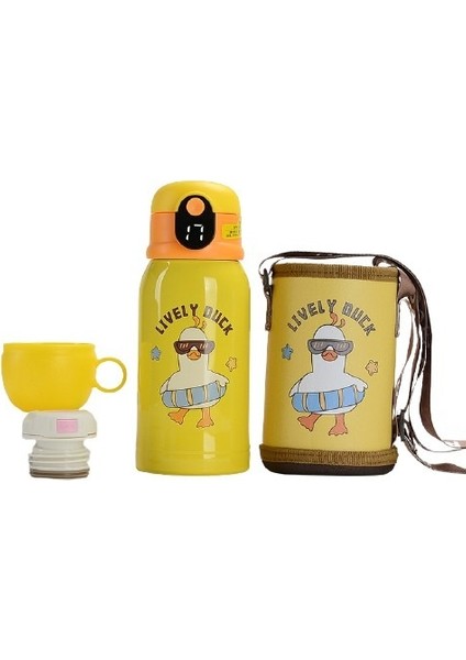 Akıllı Sıcaklık Ölçümü Çocuk Yalıtım Fincan Saman Fincan (Yurt Dışından)