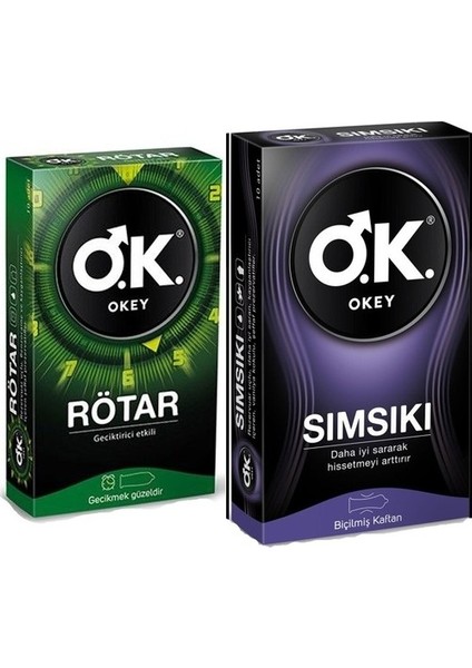 Prezervatif Rötar 10 Lu + Sımsıkı 10 Lu