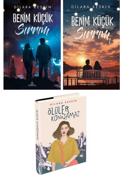 Dilara Keskin Seti 3 Kitap / Benim Küçük Sırrım 1-2 - Ölüler Konuşamaz