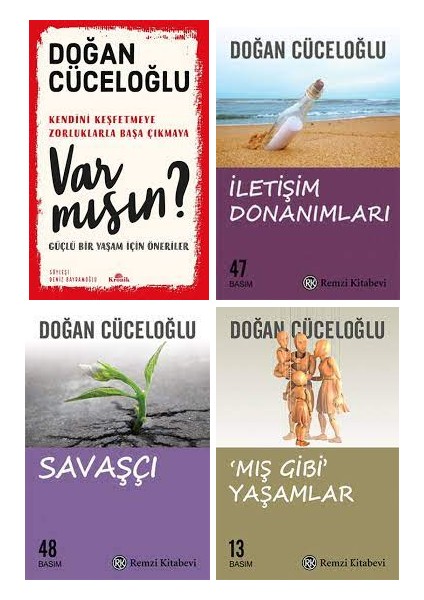 Var Mısın? - Iletişim Donanımları - Savaşçı - Mış Gibi Yaşamlar - Doğan Cüceloğlu - 4 Kitap