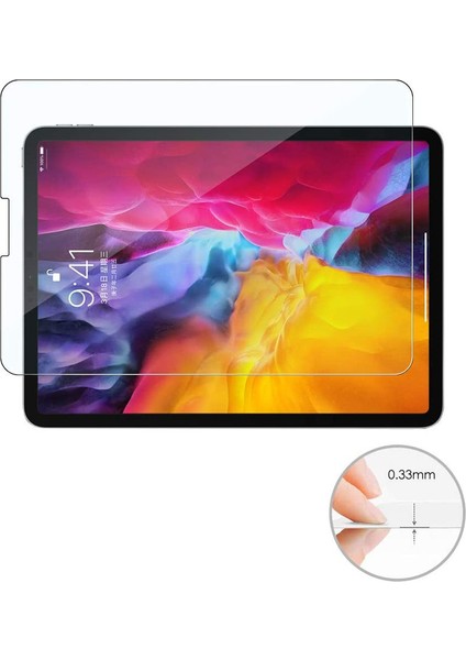 2'li iPad Pro 11 2020 9h Sertlik Temperli Cam Ekran Koruyucu (Yurt Dışından)