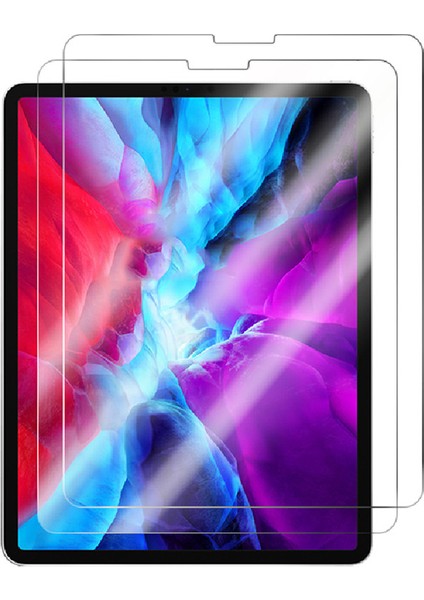 2'li iPad Pro 4.nesil 12.9'' 9h Sertlik Temperli Cam Ekran Koruyucu (Yurt Dışından)