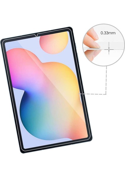 2'li Samsung Galaxy Tab S6 Lite 9h Sertlik Temperli Cam Ekran Koruyucu (Yurt Dışından)