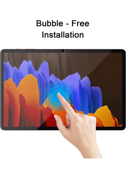 2'li Samsung Galaxy Tab S7+ SM-T970 12.4'' 9h Sertlik Temperli Cam Ekran Koruyucu (Yurt Dışından)