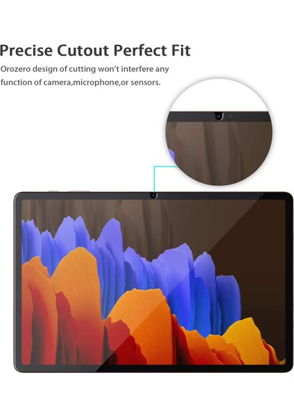 2'li Samsung Galaxy Tab S7 Fe 9h Sertlik Temperli Cam Ekran Koruyucu (Yurt Dışından)