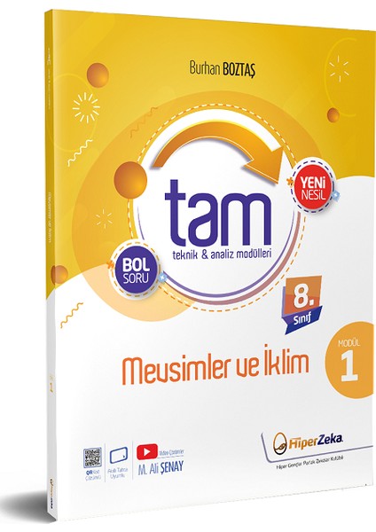 8. Sınıf Tam Fen Bilimleri 1 Teknik Analiz Modülleri & Mevsimler ve Iklim