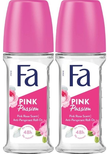 Roll-On Pink Passion Tr 50 ml x 2 Adet