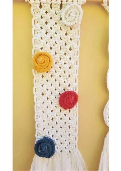 Makrome, Şık Duvar Süsü... 40*45 Cm...