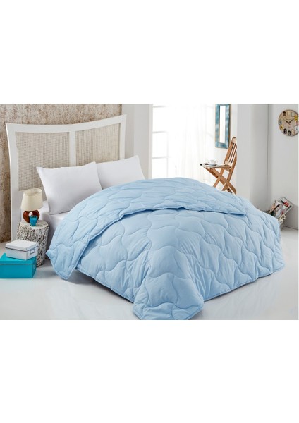 Renkli Tek Kişilik Polycotton Yorgan + Yastık