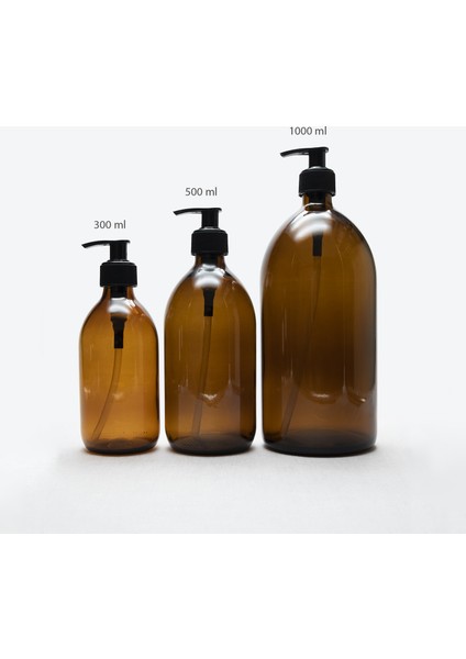 1000ML Amber Kahverengi Cam Sıvı Sabunluk TRCH-523 modelleri