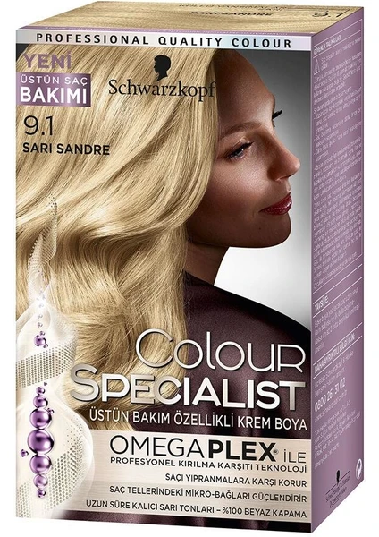 Saç Boyası Colour Specialist No:9-1 Sa Siyah Kestane