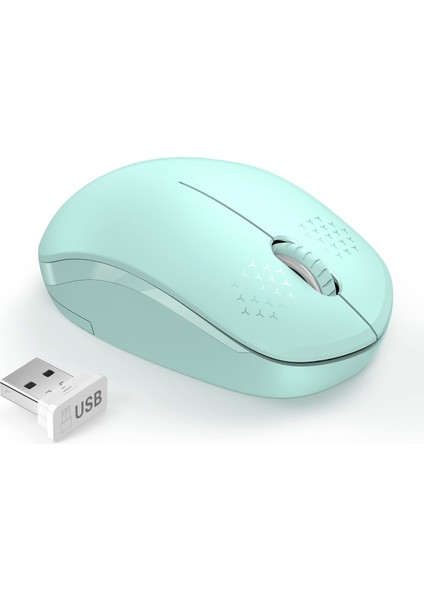 Kablosuz USB Alıcılı 2.4G Gürültüsüz Fare (Yurt Dışından)