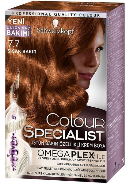 Saç Boyası Colour Specialist No:7-7 Sıcak Bakır